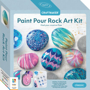 Hinkler : Craft Maker Paint Pour Rock Art Kit
