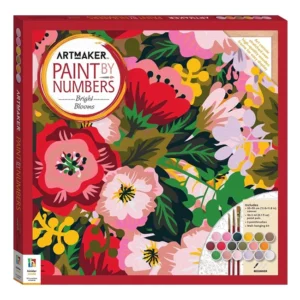 Hinkler : Art Maker Paint by Numbers Bright Blooms