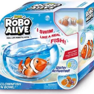 Zuru Robotic I swim like a Real Fish - Clownfish 'N' Bowl for the kids age 3+