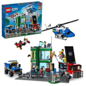 LEGO City Police Chase at The Bank 60317 Building Kit (915 Pieces)