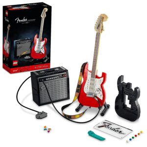LEGO Ideas Fender Stratocaster 21329 Guitar Building Kit (1,079 Pieces)
