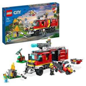 LEGO City Fire Command Unit 60374 Building Toy Set (502 Pieces)