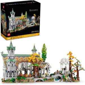LEGO Icons The Lord of The Rings: Rivendell 10316 Building Model Kit for Adults, Construct and Display a Middle-Earth Valley with 15 Minifigures, A Great Graduation Gift for Fans and Movie-Lovers