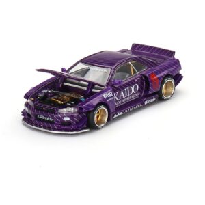 Mini GT- Kaido House Ni'ssan Skyline GT-R R34 Works Purple