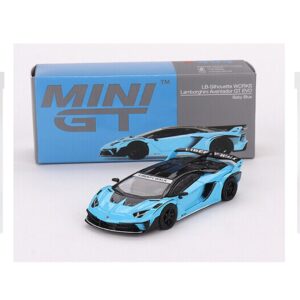 Mini GT : Lambo'rghini LB-Silhouette Works Aventador GT EVO Baby Blue