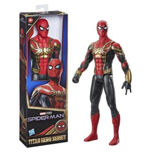 Spiderman Marvel Spider-Man Titan Hero Series 30-cm Iron Spider Integration Suit Spider-Man Action Figure Toy, Inspired by Spider-Man Movie, for Kids Ages 4 and Up