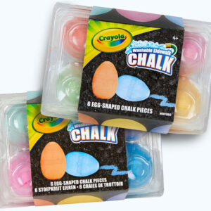 Crayola 6 Count Egg Sidewalk Chalk