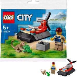 LEGO 30570 City Wildlife Rescue Hovercraft Plastic Hovercraft Bag Set