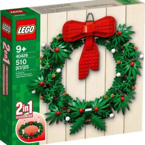 Lego 40426 Iconic Christmas 2-in-1 Wreath with Big Red Bow and Advent