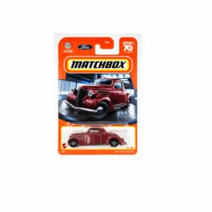 Matchbox 1936 Ford Coupe LIGHT FAST MAROON