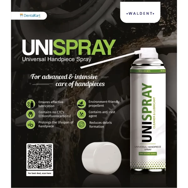 Waldent Unispray Universal Handpiece Spray - Image 4